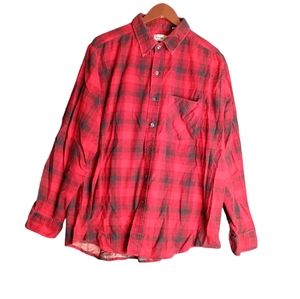 Prestige Global Vintage Plaid Long Sleeve Men's Shirt